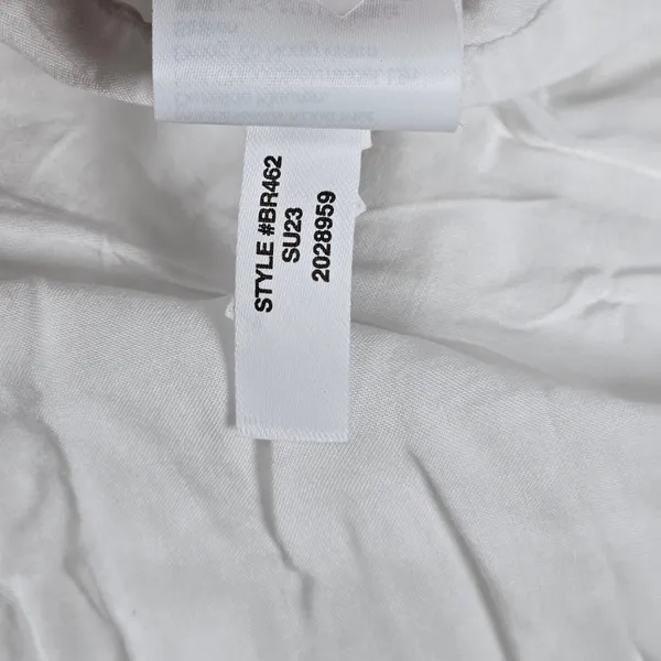J. Crew Tiered lace-up mini dress‎ in cotton poplin White M BR462 - Image 6