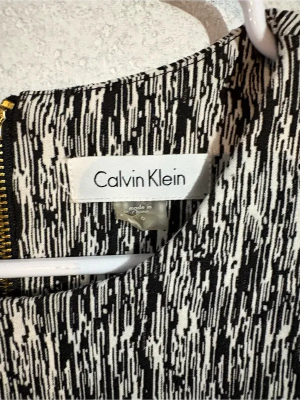 Calvin Klein Sleeveless Knee Length Dress | Size: 6 - Image 4