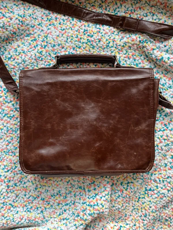 Urban Outfitters Ecote studded brown messenger bag - Image 5