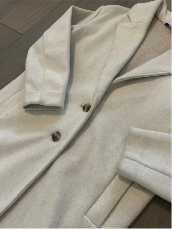 Old Navy Beige Trench Coat Women's XS - Image 3