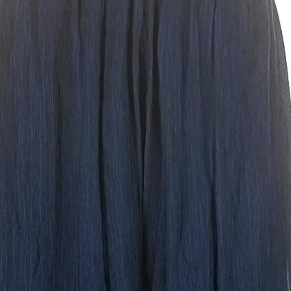0 XS Balloon Pants Palazzo ZARA Navy Blue Semi Sheer lined Flowy Modern Boho - Image 7