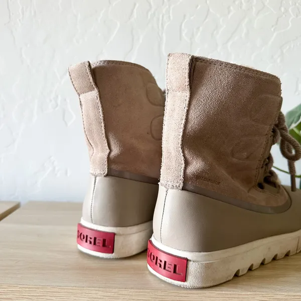 Sorel | Joan of Arctic Next Lite Waterproof Snow Winter Boot, Omega Taupe / Fawn - Image 4