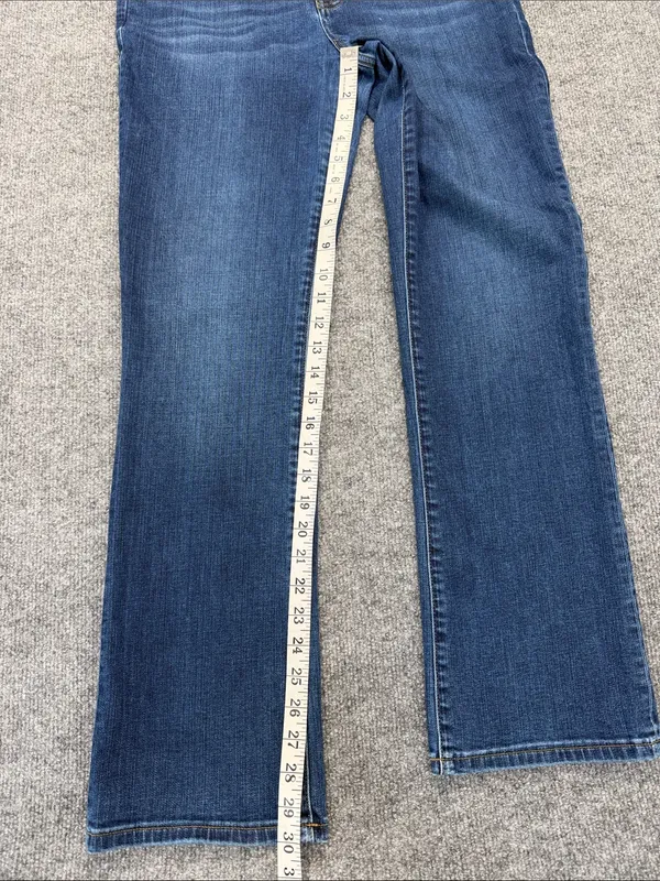 J. Crew Medium Blue Flare Jeans - Image 3