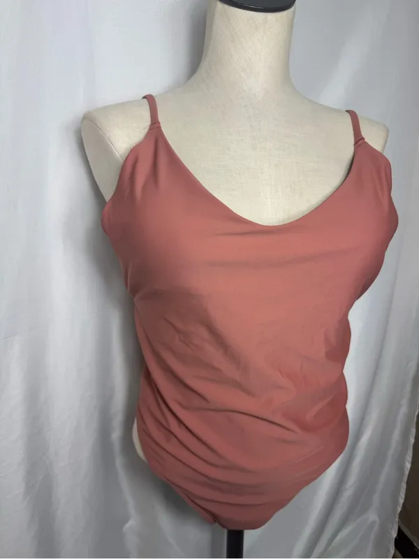 Aerie Women’s WAILLOT DE BOIR One PIECE Scoop-Back Swimsuit large NWT - Image 3