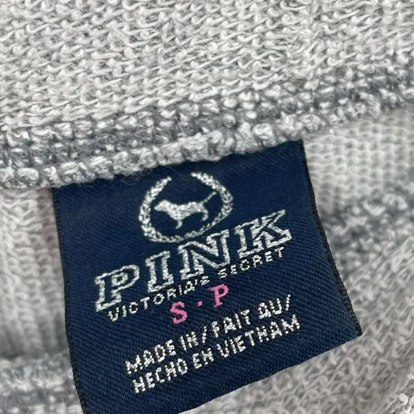 PINK Victoria’s Secret Y2K Flare Wide Leg Loose Boyfriend Fit Sweatpants VS Logo - Image 6