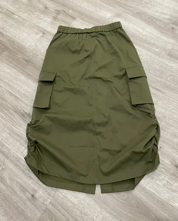 Green Cargo Skirt Size M - Image 3