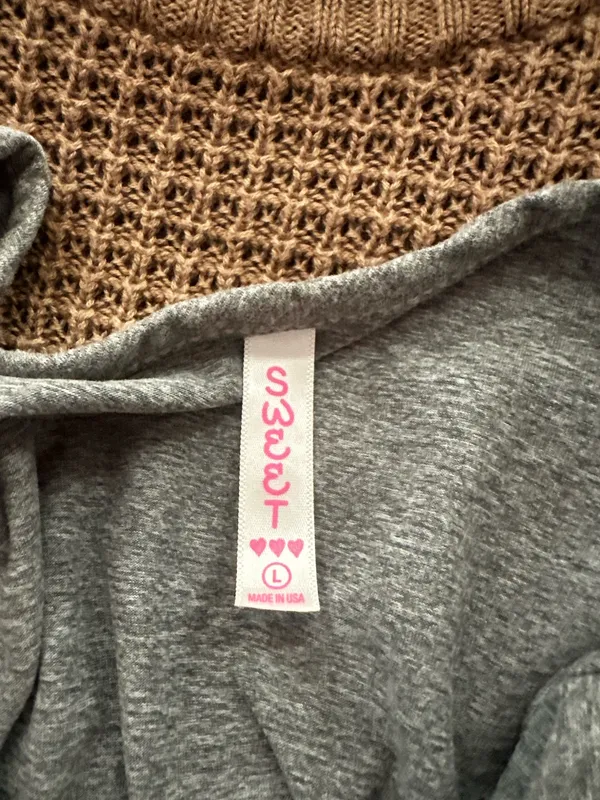 Sweet Tank Top Gray Size L - Image 3