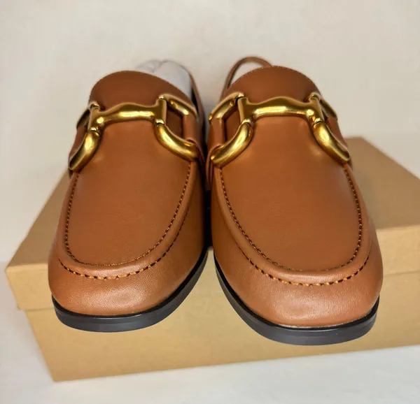 Anthropologie Loafers Brown casual classic comfy style fashion summer formal work - Image 3