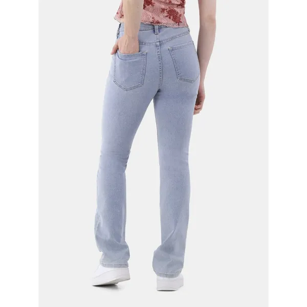 NOBO Jeans Womens Mid Rise Relaxed Bootcut Denim Jean Pants 32” Inseam, NWT - Image 2