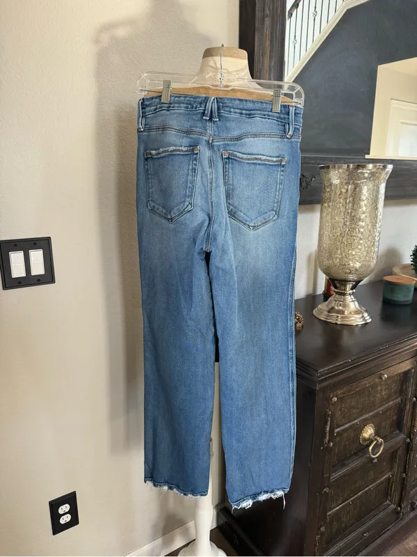 Good American Women's Good Curve Straight Jeans indigo 338 size 6 - Image 4