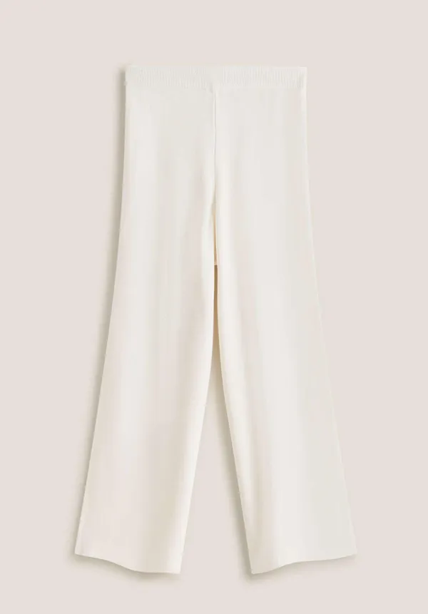 Oysho knitted high waist Cream pants - Image 4