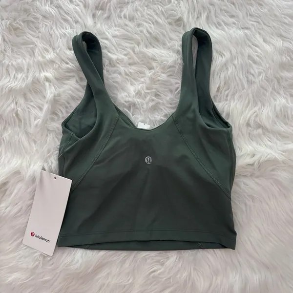 Lululemon Align Tank Top Grey Eucalyptus Size 2 - Image 5