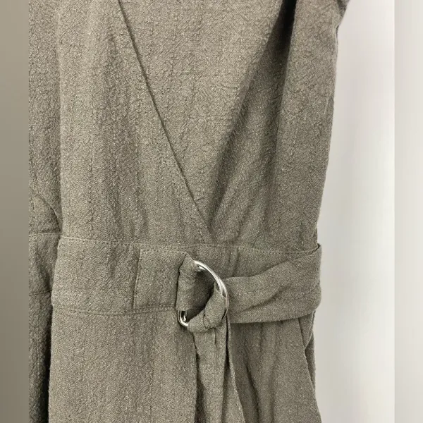 ASTR The Label Green Textured Cropped Wide Leg Jumpsuit‎ - Image 7