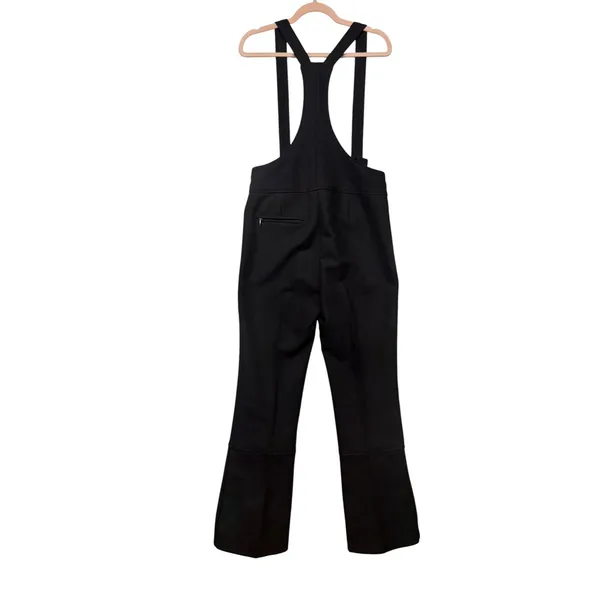 Vintage White Stag Ski Bibs Pants Black High Waisted Suspender Made USA Medium - Image 7