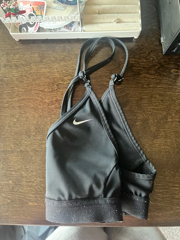 Black Nike Sports Bra Dri-Fit - Image 3