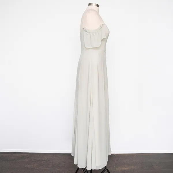 Jenny Yoo - ‎ Bridesmaid Elsie Off The Shoulder Flutter Sleeve Chiffon Dress - Image 5