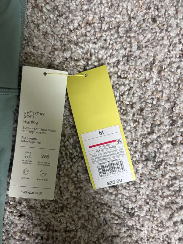 Green Target Leggings Workout - Image 2