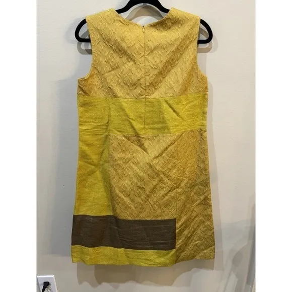 vintage Piazza Sempione sleeveless shift dress Size 42 US 12-14 Linen - Image 3