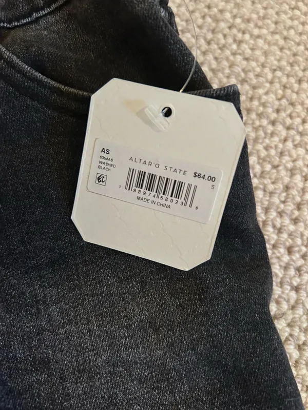 NWT Altar’d State jean skirt skort - Image 6