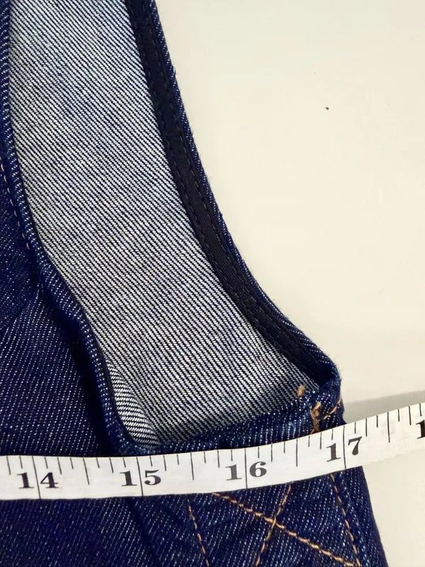 Madewell Denim Shift Dress Womens Size 2 100% Cotton Sleeveless Blue Midi - Image 9