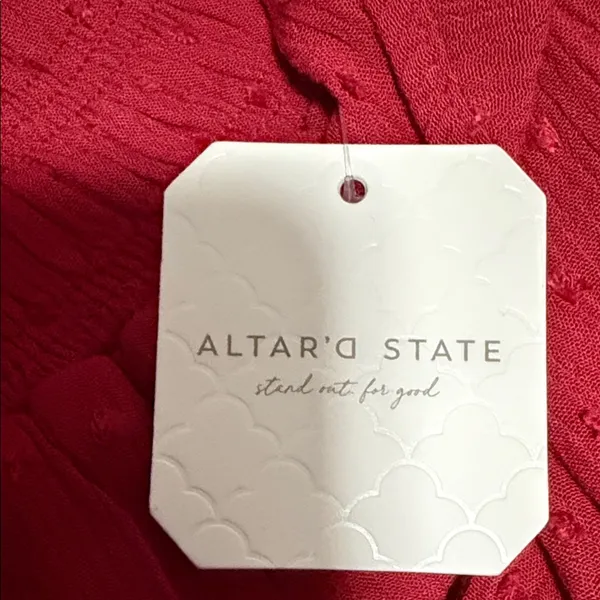 Altar'd State Vibrant Red Mini Skirt - Image 10
