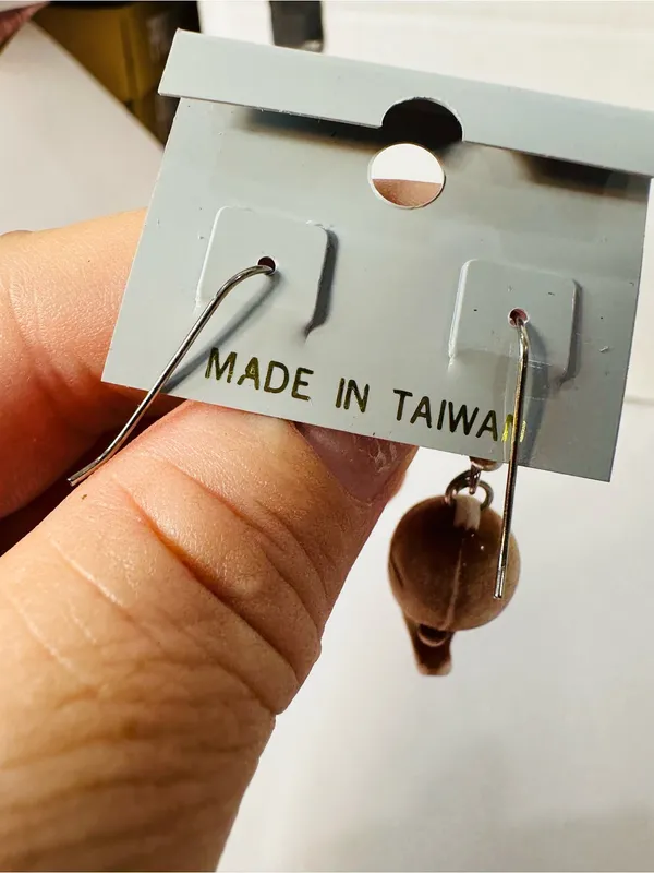 Brown Ghost Charm Earrings for Small Pets Fans - Image 4