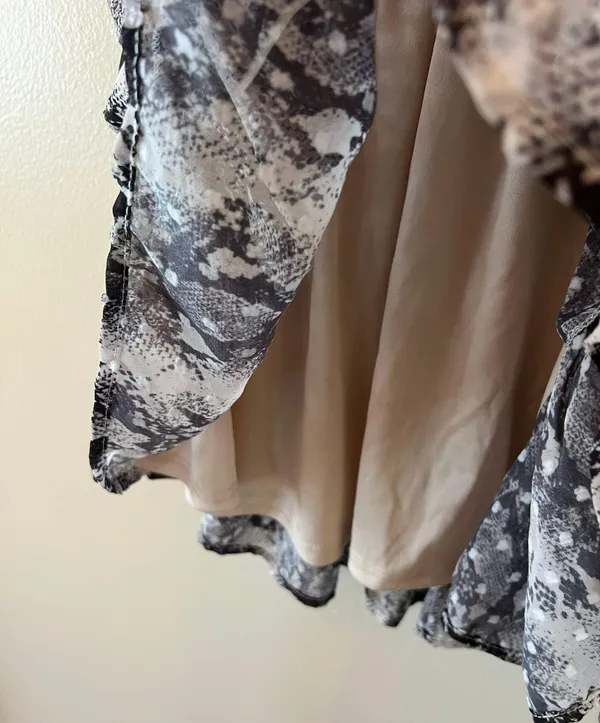 NWT A Beautiful Soul Snakeskin Skirt - Image 4