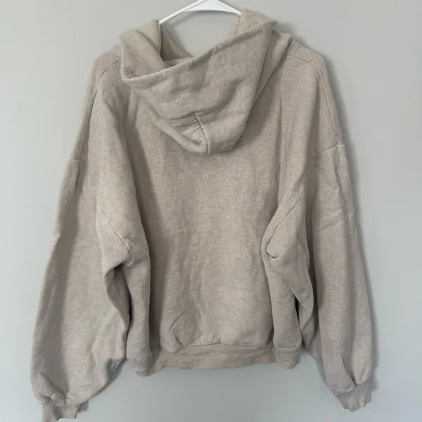 Video Store Boyfriend Warehouse Oversized Hoodie Gray Size M - Image 2