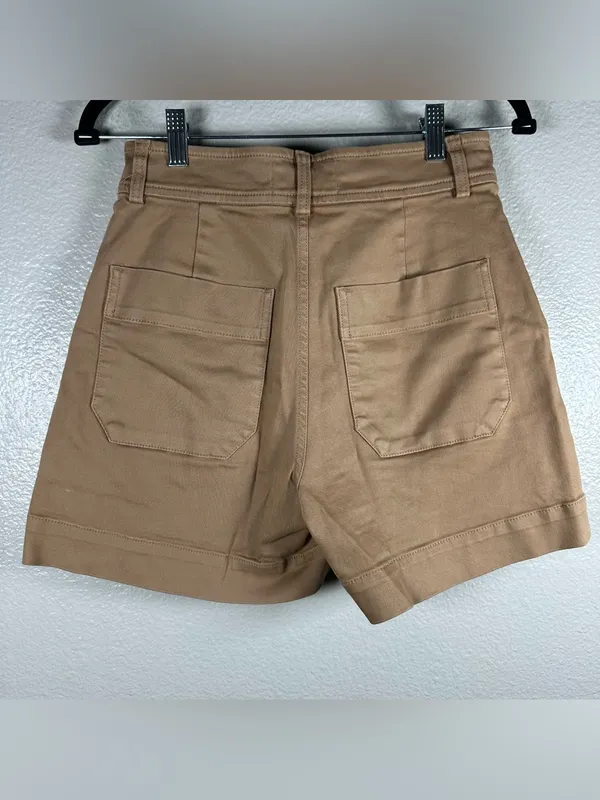 Everlane The Way-High twill shorts SZ:0 - Image 5