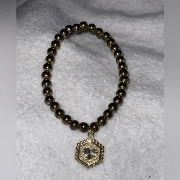 Beaded Bracelet NWT Black - Image 2