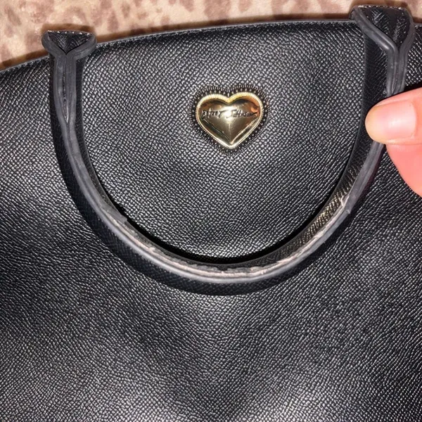 Betsey Johnson Satchel Black - Image 6