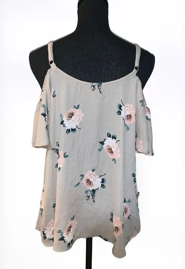 Torrid Cold Shoulder Blouse - Image 4