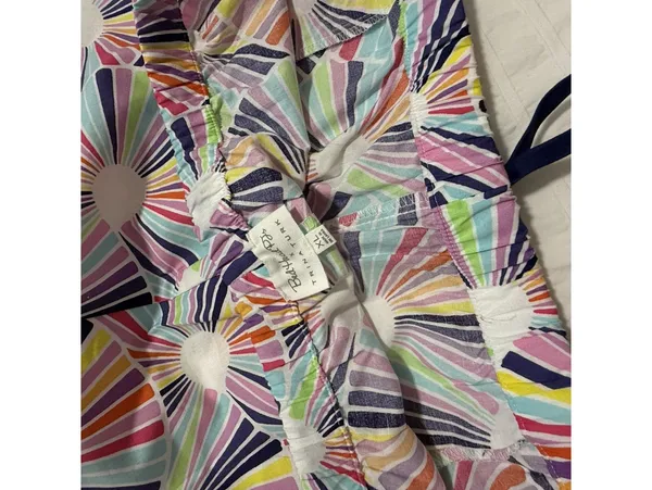 BedHead PJS Trina Turk Pajamas Fanfare Print Cotton Poplin Shorts Set NWT Sz XL - Image 13