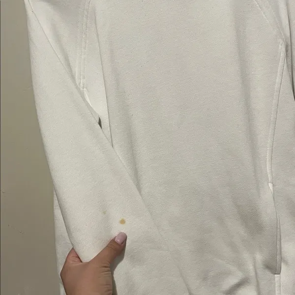 Lululemon White Cowl Neck Sweatshirt Pullover size 8 - Image 5