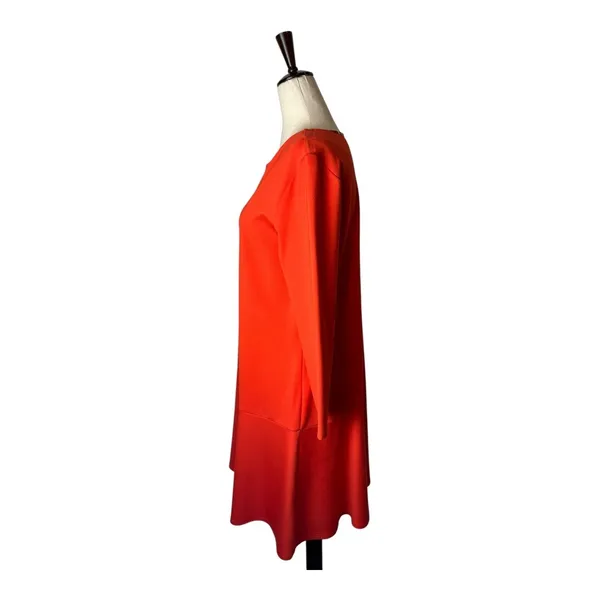 Jude Connally Lara Dress Women Large Orange Tangerine Long‎ Sleeve Mini NWT - Image 5