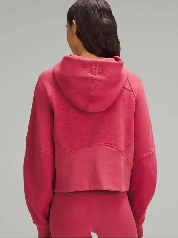 Lululemon Scuba Oversized Half-Zip Hoodie in Vintage Rose - Image 2