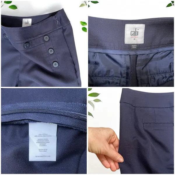 CAbi Mariner Trouser | Sailor Pants in Navy #5077 - Image 12