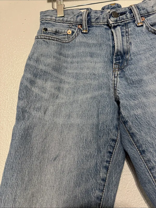 GAP Denim Slim Fit Jeans Light Blue Wash Size 28x28 - Image 5