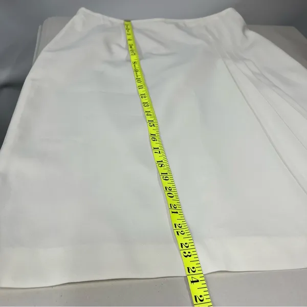 NWT Women’s 10 Elegant ivory White Blazer & Skirt Set FLAWED career wear office - Image 9