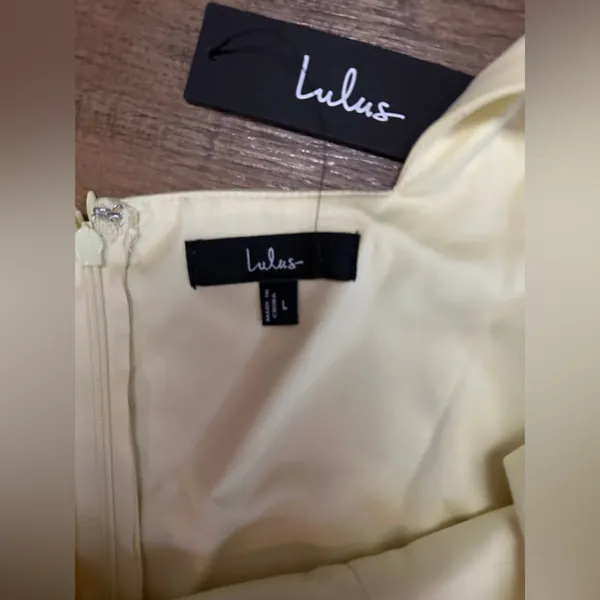 Lulus Glamorous Disposition Light Yellow Ruched Maxi Dress - Image 6