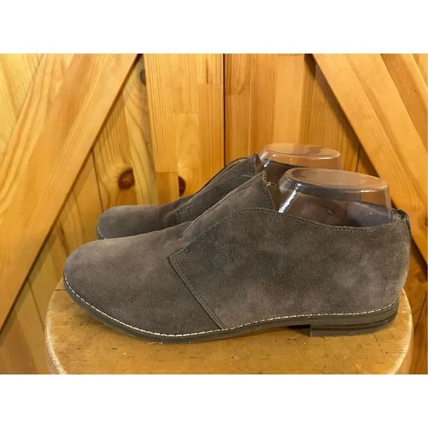 FRANCO SARTO Womens "Pieta" Oxford Taupe/Stone Suede 9.5M - Image 3