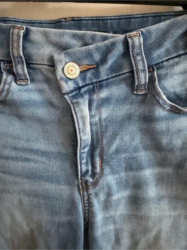 American Eagle Outfitters Medium Blue Skinny Jeans - Women's - Image 2