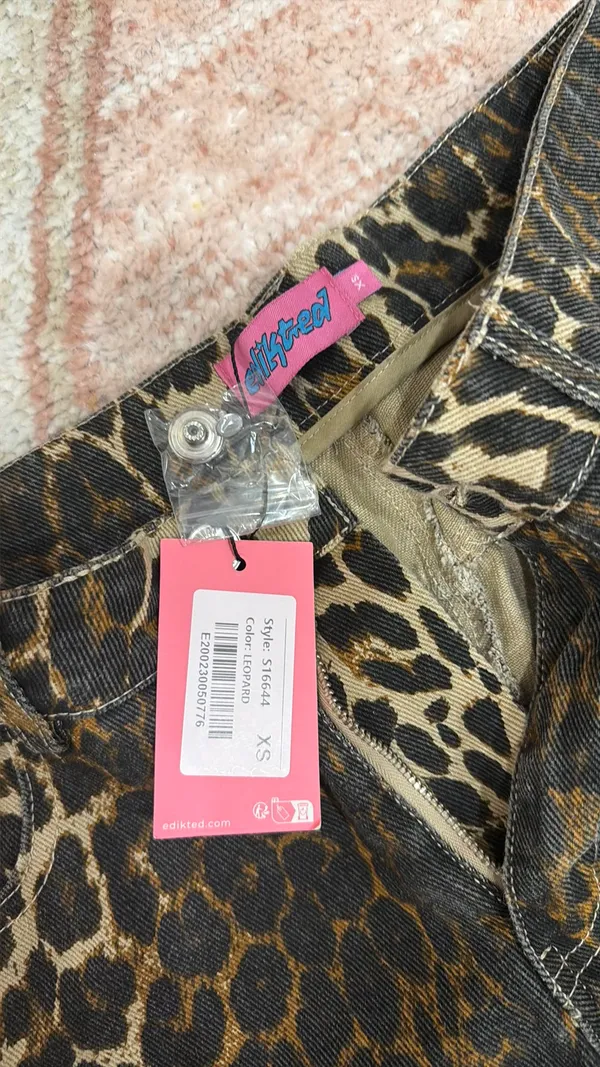 Leopard Jeans Edikted - Image 2