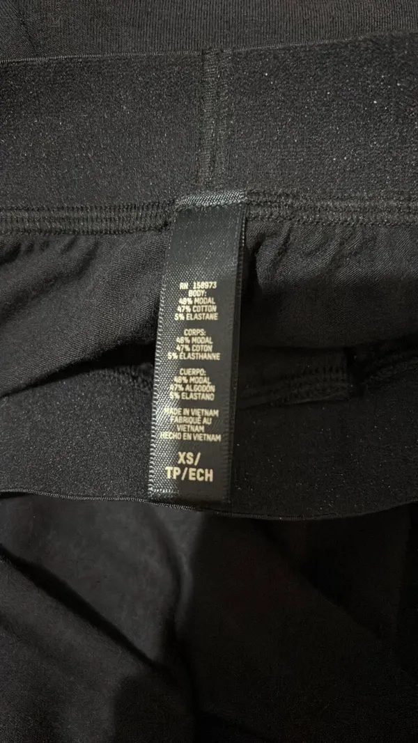 SKIMS Boyfriend Loose Pants Onyx - Image 5