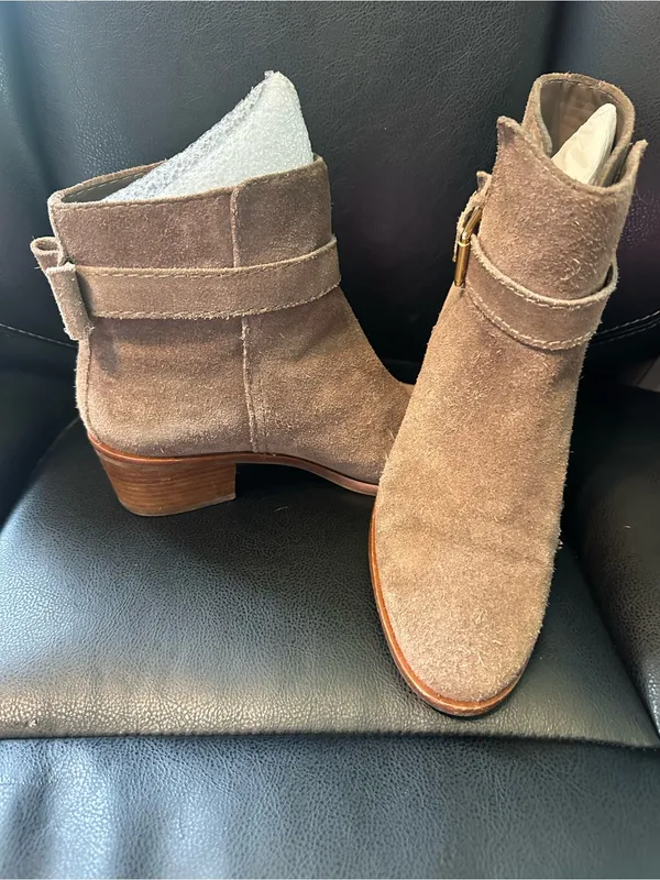Kate Spade New York "Taley." Suede Ankle Boot. - Image 4