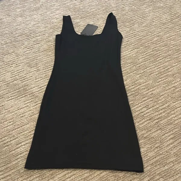 Elegant Black Sleeveless Dress Size XS - Image 2