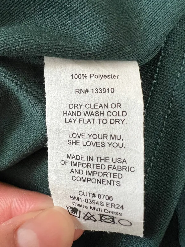 NWT Show Me Your Mumu Claire Midi Dress Emerald Chiffon Size XS - Image 11