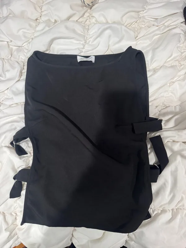 Peppermayo Black Cut Out Top - Image 2
