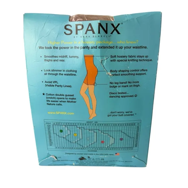 *NEW Spanx Higher Power High Waisted Power Panty Size E Bare Smooths & Slims - Image 4