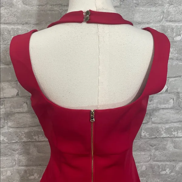 Guess Red Scuba Bodycon Mini Dress - Image 5